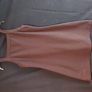 All That Jazz brand dark chocolate brown colored mini dress. Size medium.